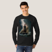 Bitcoin BTC Lighthouse Nautical Hard Money Ocean L Tシャツ (正面フル)