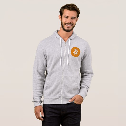 Bitcoin BTC Logo Crypto Blockchain Shirt パーカ (正面フル)