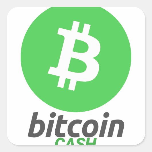 Bitcoin Cash - Cryptocurrency Alliance すごい PAC スクエアシール (正面)