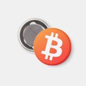 Bitcoin (Classic Orange) マグネット (正面/裏面)