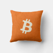 Bitcoin Classic Orange (Neuron) クッション (裏面)