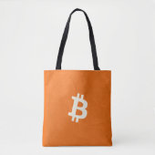 Bitcoin Classic Orange (Neuron) トートバッグ (正面)