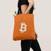 Bitcoin Classic Orange (Neuron) トートバッグ (クローズアップ)