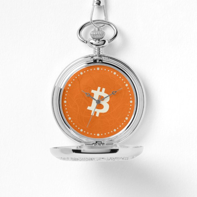 Bitcoin Classic Orange (Neuron) 腕時計 (正面)