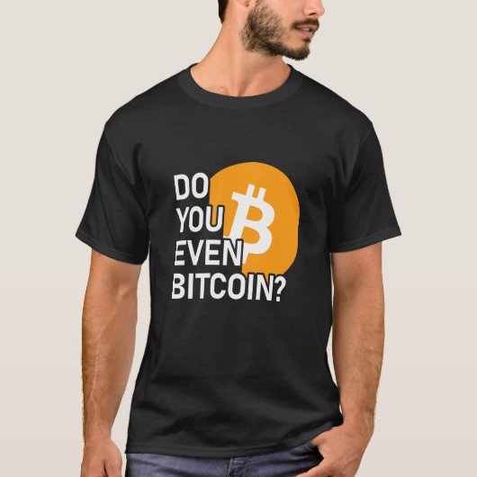 Bitcoin Coin Cryptoを使用する Tシャツ (正面)