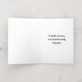 Bitcoin Cryptoの誕生日カーおもしろいドのようなエージング 箔グリーティングカード (内側レイダウン)