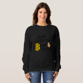 Bitcoin CryptoデザインのCookieをスワップ スウェットシャツ (正面フル)