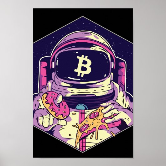 BITCOIN-Crypto宇宙飛行士 ポスター (正面)