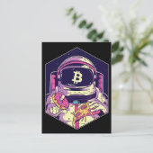 BITCOIN-Crypto宇宙飛行士 ポストカード (スタンド正面)