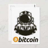 BITCOIN-Crypto宇宙飛行士 ポストカード (正面/裏面)
