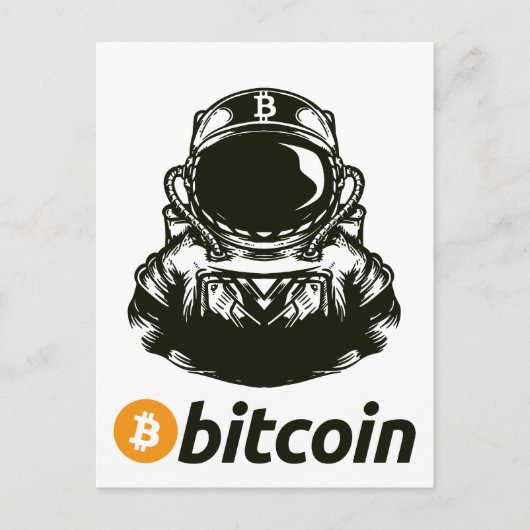 BITCOIN-Crypto宇宙飛行士 ポストカード (正面)