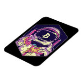 BITCOIN-Crypto宇宙飛行士 マグネット (左側)