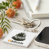 BITCOIN-Crypto宇宙飛行士 – Qrコード キーホルダー (正面右)