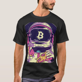 BITCOIN-Crypto宇宙飛行士 Tシャツ