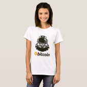BITCOIN-Crypto宇宙飛行士 Tシャツ (正面フル)