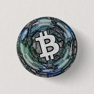 BITCOIN Crypto CoinロゴBTC Cryptocurrencyトレーダー 缶バッジ