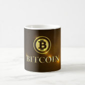BITCOIN Crypto Coin Logo BTC Cryptocurrency Trader コーヒーマグカップ (中央)