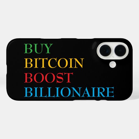 Bitcoin Crypto Phoneケース Case-Mate iPhoneケース (裏面 (横))