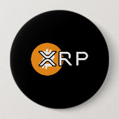 Bitcoin Cryptocurrencyスワップを介した暗号ミームXRP 缶バッジ (正面)