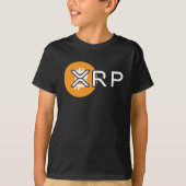 Bitcoin Cryptocurrencyスワップを介した暗号ミームXRP Tシャツ (正面)