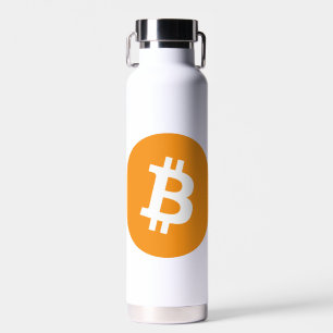 Bitcoin Cryptocurrencyロゴ ウォーターボトル