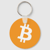 Bitcoin Cryptocurrencyロゴ キーホルダー (正面)