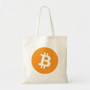 Bitcoin Cryptocurrencyロゴ トートバッグ