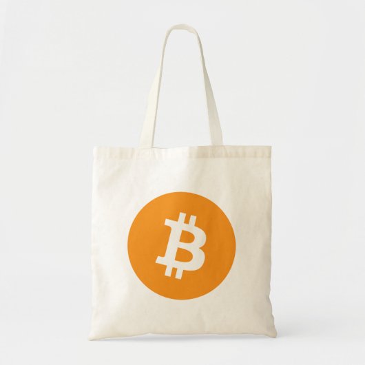 Bitcoin Cryptocurrencyロゴ トートバッグ (正面)
