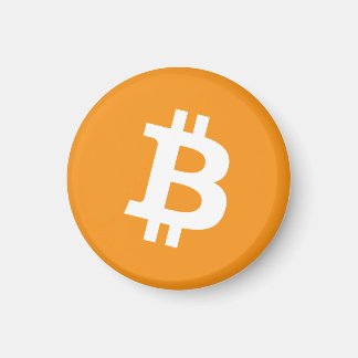 Bitcoin Cryptocurrencyロゴ マグネット