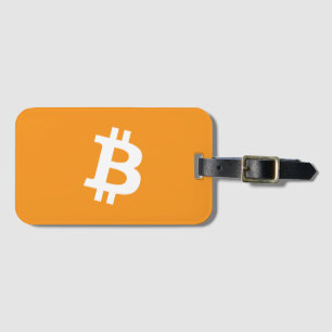 Bitcoin Cryptocurrencyロゴ ラゲッジタグ