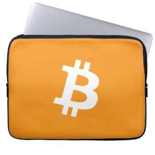 Bitcoin Cryptocurrencyロゴ ラップトップスリーブ