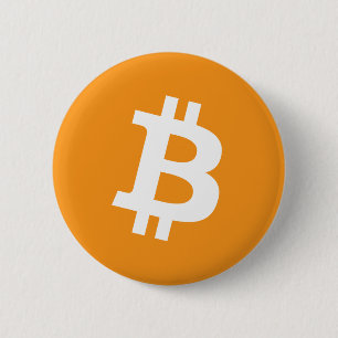 Bitcoin Cryptocurrencyロゴ 缶バッジ