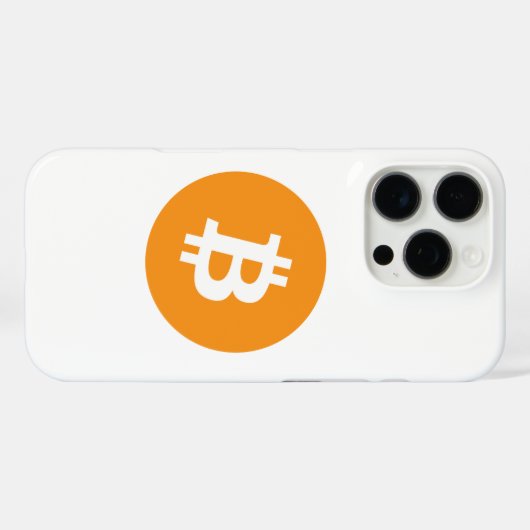 Bitcoin Cryptocurrencyロゴ Case-Mate iPhoneケース (裏面 (横))