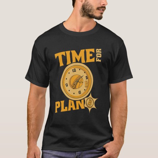 Bitcoin Cryptocurrency Blockchain Biの計画の時間 Tシャツ (正面)