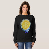 Bitcoin Cryptocurrency Crypto Exchange Bitcoiner B スウェットシャツ (正面フル)