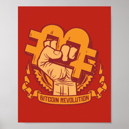 Bitcoin Cryptocurrency Revolution ポスター (正面)
