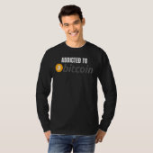 Bitcoin DeFi Crypto HODL Bitcoin中毒 Tシャツ (正面フル)
