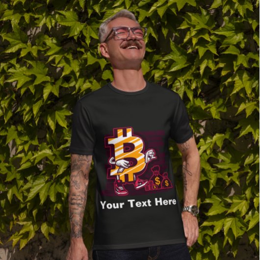 Bitcoin Dollar億万長者Tシャツ Tシャツ