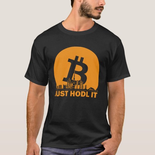 Bitcoin Dubai Skyline  Dubai Bitcoin Maximalist Tシャツ (正面)