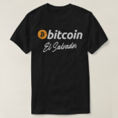 Bitcoin El Salvador BTC Crypto Cryptocurrency Men Tシャツ (デザイン正面)