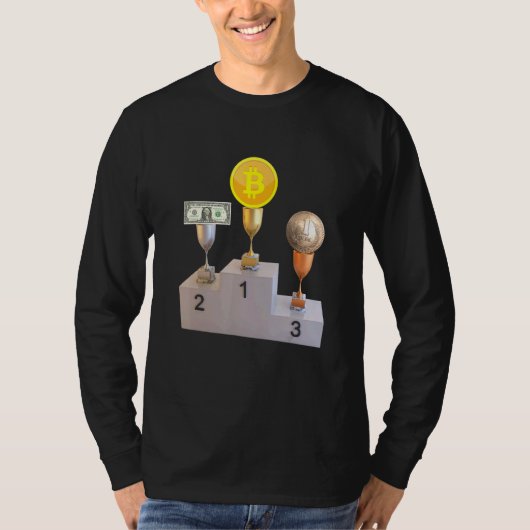 Bitcoin El Salvador Cryptocurrency Btc Salvadoreo Tシャツ (正面)