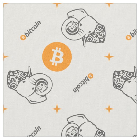 Bitcoin Event Item ファブリック (クローズアップ)