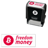 Bitcoin Freedom Moneyの自動手書きスタンプ セルフインキングスタンプ (インサイチュ)