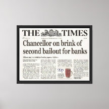 Bitcoin Genesis Blockのフレーミング： The Times 03/Ja