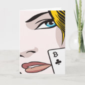 Bitcoin Girl 案内状 (正面)