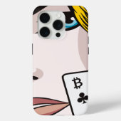 Bitcoin Girl Case-Mate iPhoneケース (裏面)