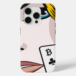 Bitcoin Girl iPhone 15 Proケース
