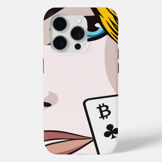 Bitcoin Girl Case-Mate iPhoneケース (裏面)