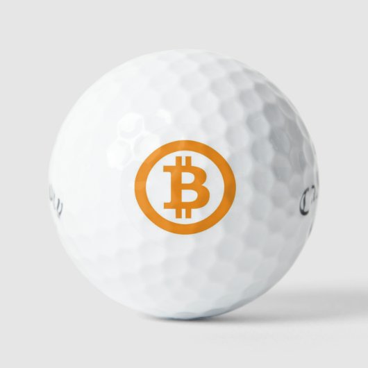 Bitcoin Golf Balls - Callaway supersoft ゴルフボール (正面)