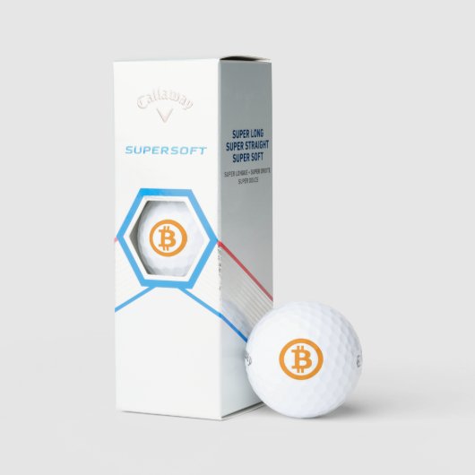 Bitcoin Golf Balls - Callaway supersoft ゴルフボール (パッケージング)